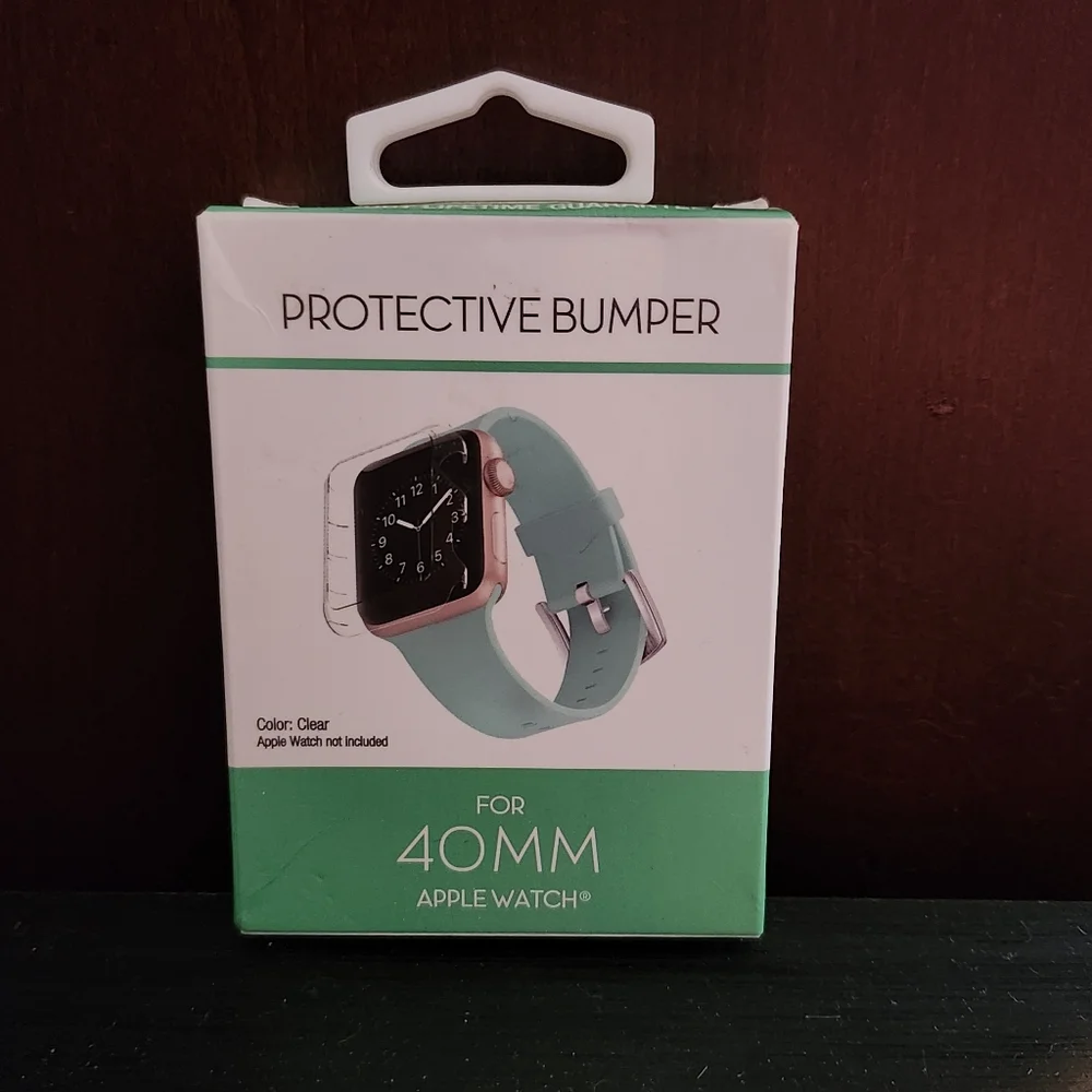 Clear Protective Bumper For Apple Watch 40mm